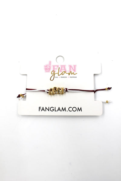 Alpha Phi Bubble Bracelet