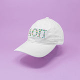 Alpha Omicron Pi Floral Embroidered Hat