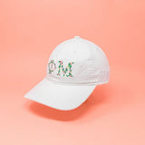 Phi Mu Floral Embroidered Hat