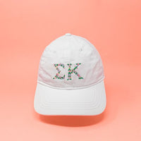 Sigma Kappa Floral Embroidered Hat