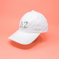 Delta Zeta Floral Embroidered Hat