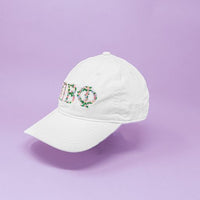 Pi Beta Phi Floral Embroidered Hat