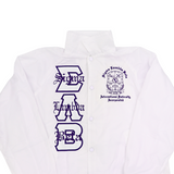 Sigma Lambda Beta Crossing Jacket with Gothic Font