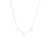 Kappa Alpha Theta Silver Greek Letters Necklace
