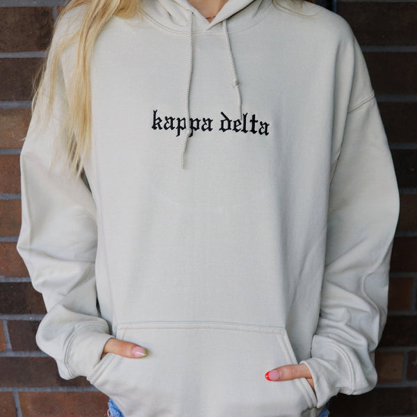 Kappa Delta Embroidered Hooded Sweatshirt