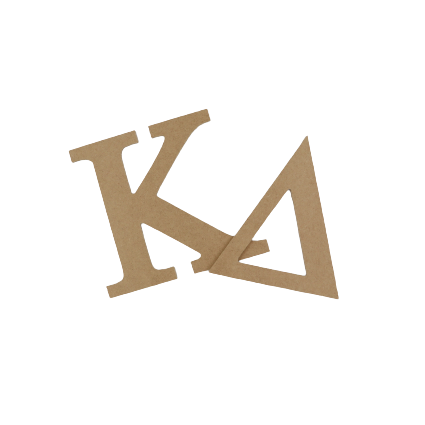 Kappa Delta Crafting MDF/Wood Letter Set