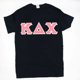 Kappa Delta Chi Sparkly Letter Greek Tee - Discontinued