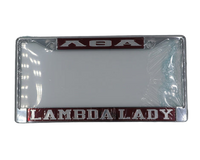 Lambda Theta Alpha - Lambda Lady License Frame