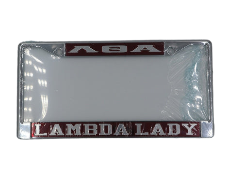 Lambda Theta Alpha - Lambda Lady License Frame