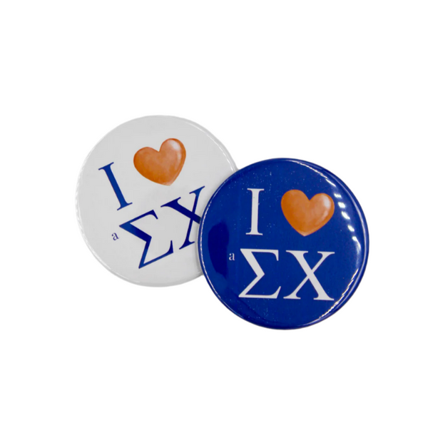 Sigma Chi Printed Game Day Button