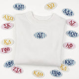 Sorority Oval Patch Mockneck