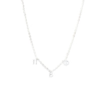 Pi Beta Phi Silver Greek Letters Necklace