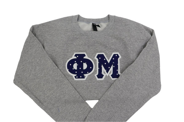 Phi Mu Polka Dot Crewneck