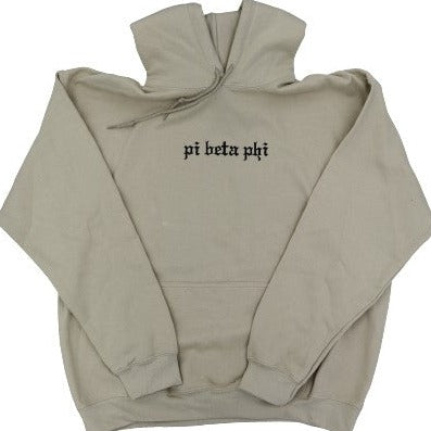 Pi Beta Phi Embroidered Hooded Sweatshirt