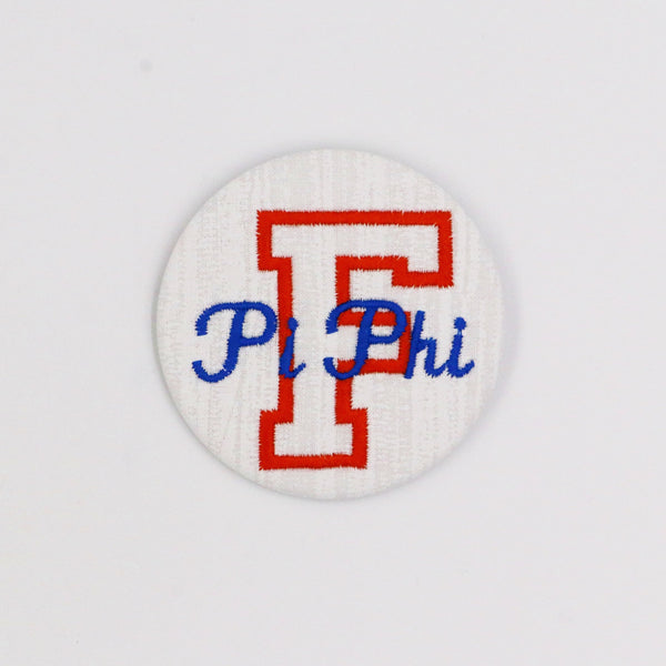 Pi Beta Phi Florida "F" Game Day Embroidered Button