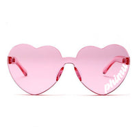 Phi Mu Heart Shaped Sunglasses