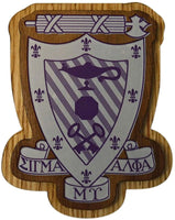 Sigma Alpha Mu Large Wood Crest