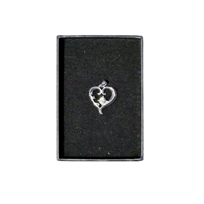 Sigma Gamma Rho Sterling Silver Heart Lavaliere