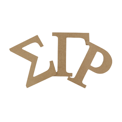 Sigma Gamma Rho Crafting MDF/Wood Letter Set – Greek Divine and More