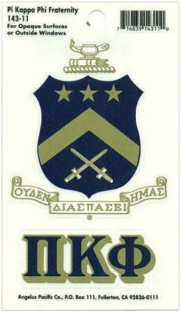 Pi Kappa Phi Decal - Discontinued