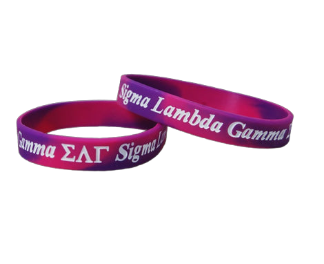 Sigma Lambda Gamma Silicone Bracelet