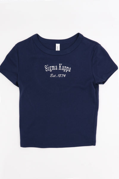 Sigma Kappa Classic Baby Tee