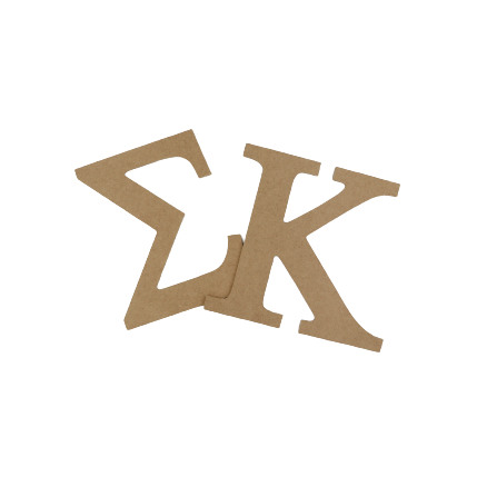 Sigma Kappa Crafting MDF/Wood Letter Set