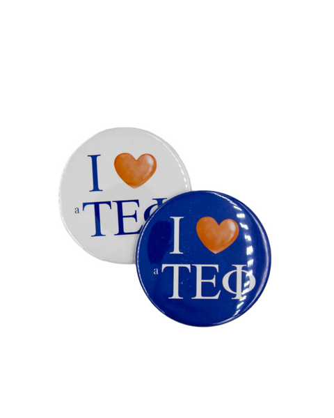 Tau Epsilon Phi Printed Game Day Button