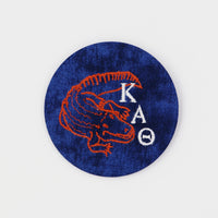 Kappa Alpha Theta Gator Mascot Game Day Embroidered Button