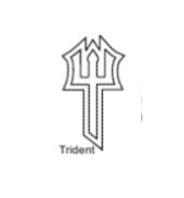 Trident Oak-Backed Symbol