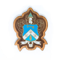 Kappa Kappa Gamma Large Wood Crest