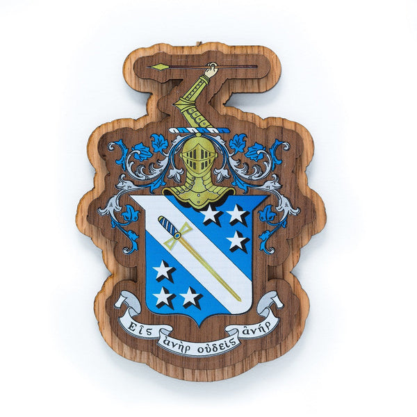 Phi Delta Theta Large Wood Crest