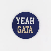 School Spirit Game Day Embroidered Button