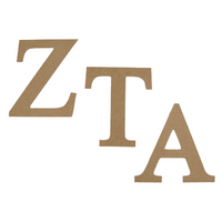 Zeta Tau Alpha Crafting MDF/Wood Letter Set
