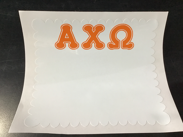 Alpha Chi Omega Sticky White Board - Discontinued