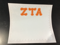 Zeta Tau Alpha Sticky White Board - Discontinued