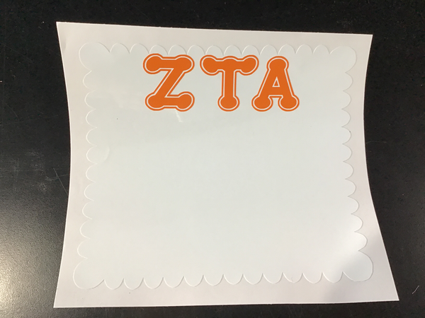 Zeta Tau Alpha Sticky White Board