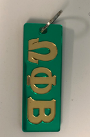 Omega Phi Beta Greek Letter Acrylic Keychain