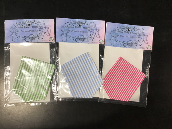 Striped Sew-able Pocket