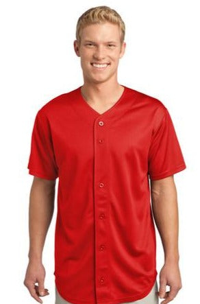 ST220 PosiCharge Tough Mesh Full-Button Baseball Jersey – Greek Divine and  More