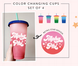 Kappa Alpha Theta Color Changing Cups