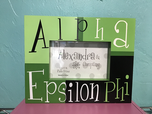 Alpha Epsilon Phi Block Frame