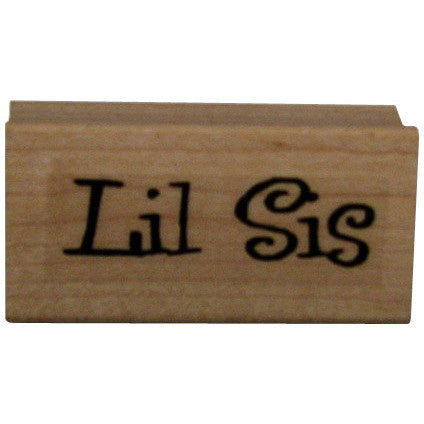 Lil Sis Rubber Stamp