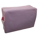 Delta Delta Delta Waffle Make-Up Bag with Chenille Letters