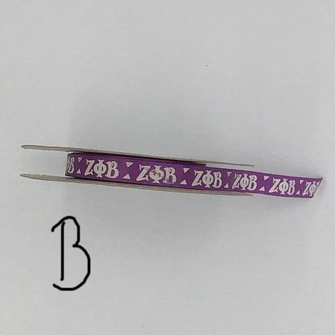 Zeta Phi Beta Ribbon By The Yard – Greek Divine and More