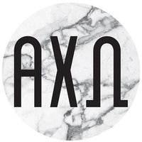 Alpha Chi Omega Marble Bumper Sticker