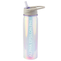 Alpha Epsilon Phi Iridescent Water Bottle