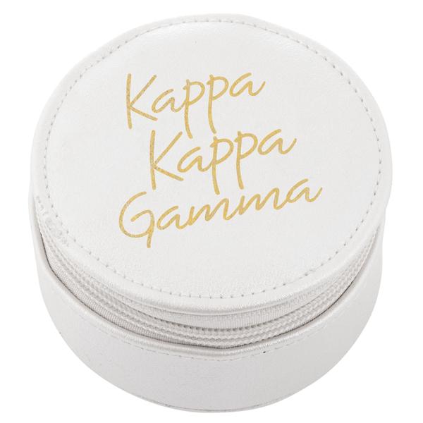 Kappa Kappa Gamma Round Travel Case