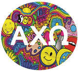 Alpha Chi Omega Printed Button Collection