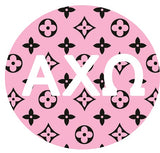 Alpha Chi Omega Printed Button Collection